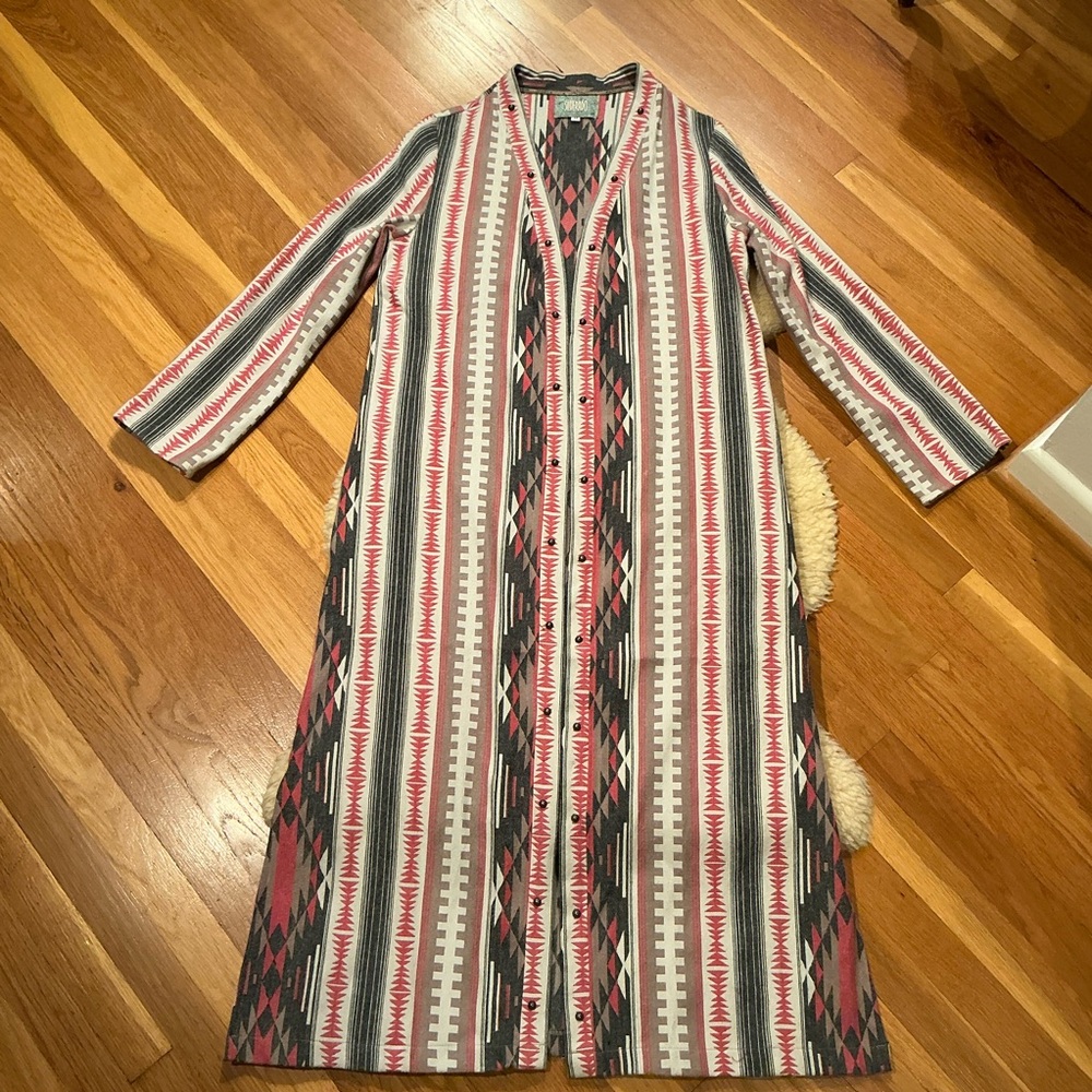 Silverado Southwest patterned cotton duster